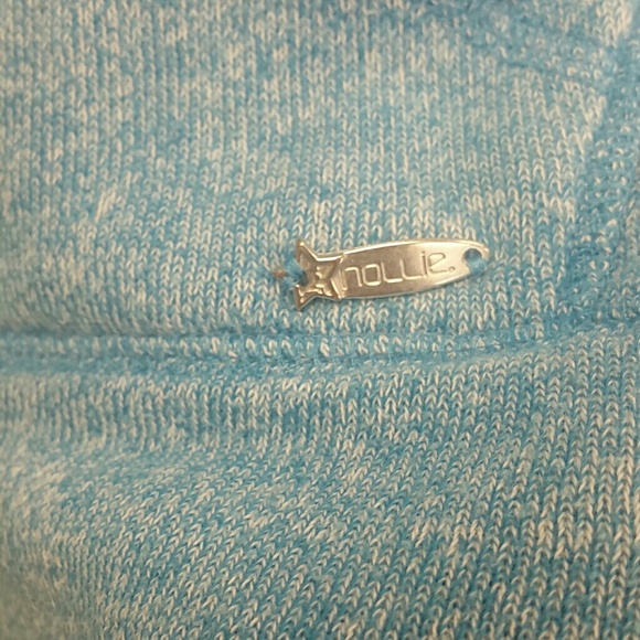 Nollie Blue Hooded zip up sweatshirt size medium - Picture 4 of 5